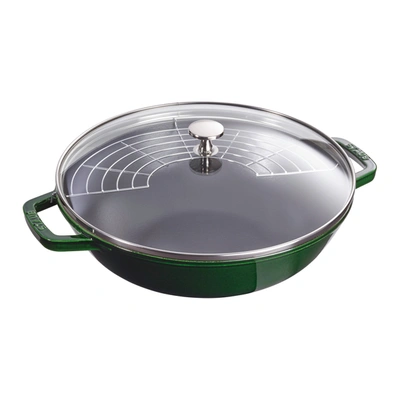 Staub Enameled Cast Iron 4.5-qt. Perfect Pan With Lid