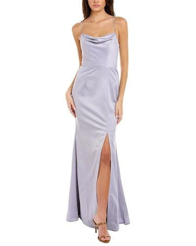 Shop Black By Bariano Stephanie Gown In Purple