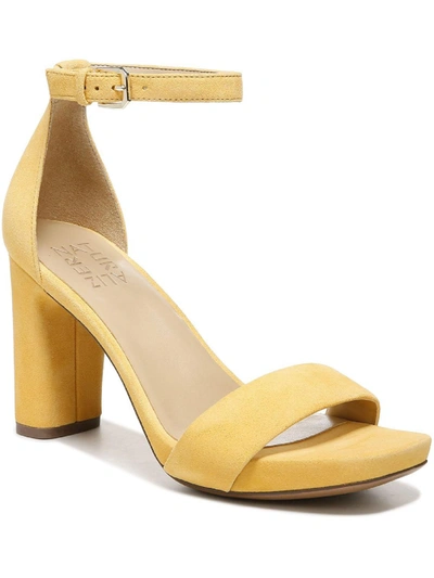 Shop Naturalizer Joy Womens Square Toe Dress Sandals In Yellow