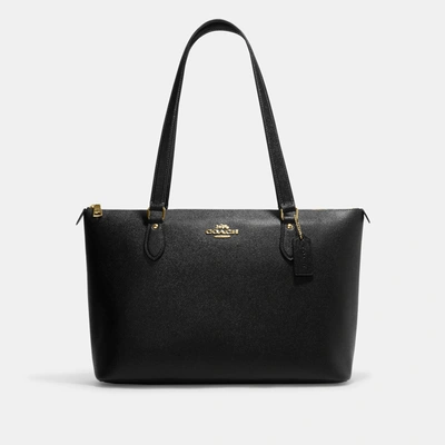 Shop Coach Outlet Gallery Tote In Black