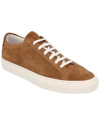 Shop Common Projects Achilles Leather Sneaker In Brown