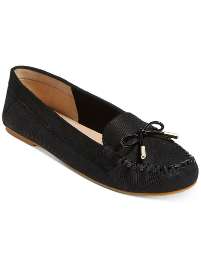 Shop Jack Rogers Millie Mocassin Bow Womens Leather Bow Moccasins In Black