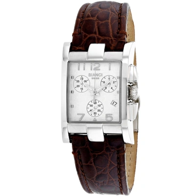 Shop Roberto Bianci Women's White Dial Watch In Silver