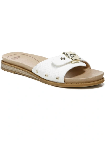 Shop Dr. Scholl's Shoes Originalist Womens Slide Sandals In White