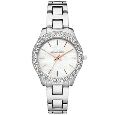 Shop Michael Kors Women's Liliane White Dial Watch