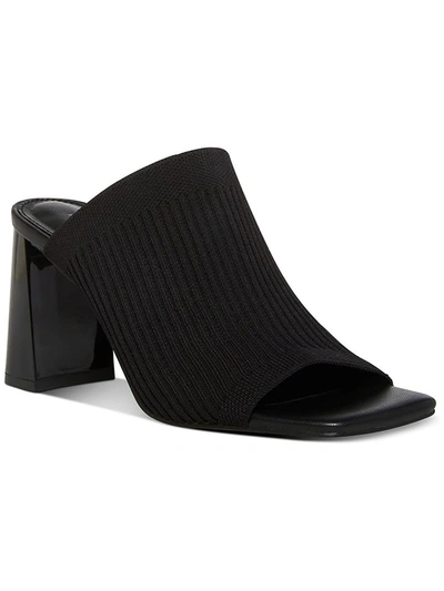 Madden Girl Wendi Womens Faux Leather Square Toe Mules In Multi