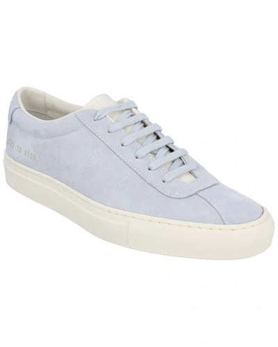 Shop Common Projects Achilles Leather Sneaker In Grey
