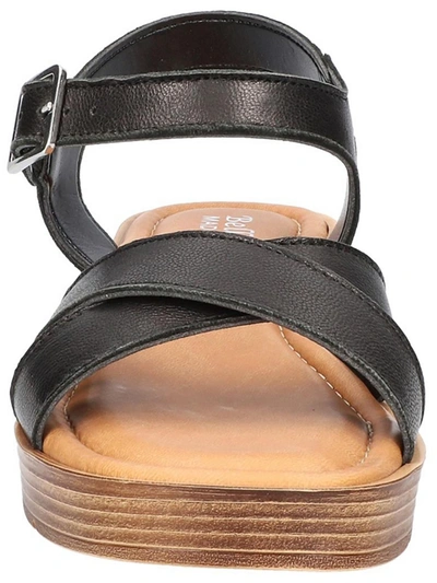 Shop Bella Vita Car-italy Womens Leather Wedge Platform Sandals In Multi