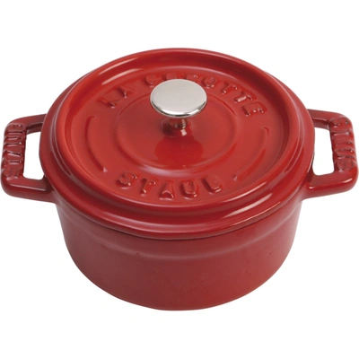 Staub Cast Iron 0.25-qt Mini Round Cocotte