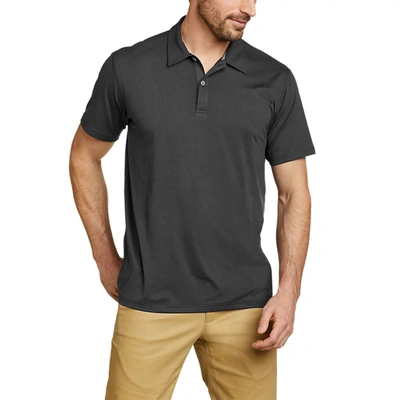 Shop Eddie Bauer Men's Hyoh 4s Short-sleeve Polo T-shirt In Grey