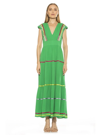 Shop Alexia Admor Summer Maxi Dress In Green