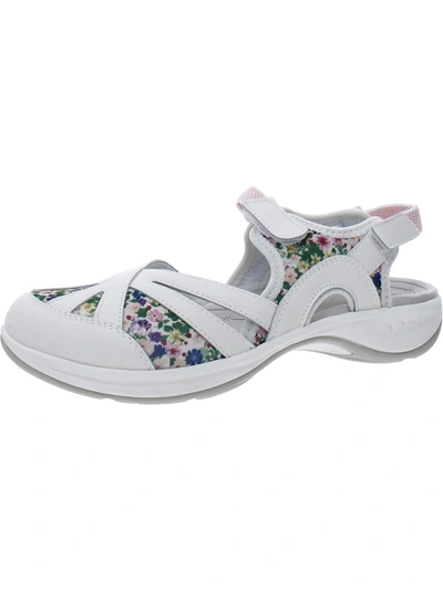 Easy Spirit Esplash Womens Leather Casual Strap Sandals In Multi