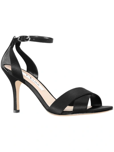 Shop Nina Venus Womens Glitter Ankle Strap Heel Sandals In Multi