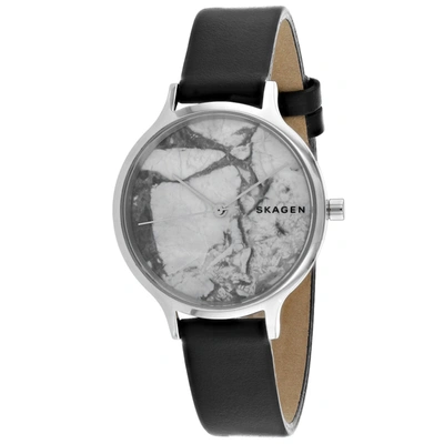 Shop Skagen Men's White Dial Watch In Silver