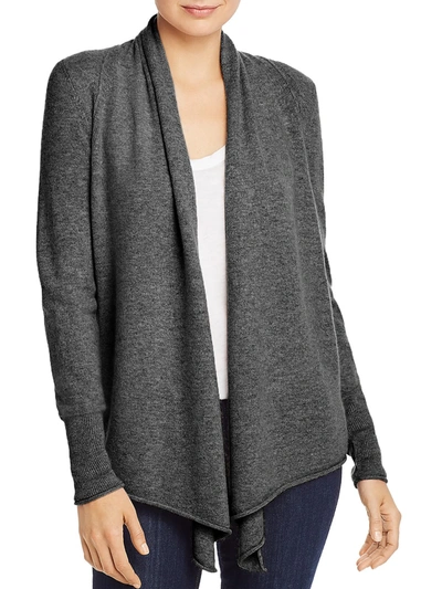 Shop Aqua Cashmere Womens Open Front Cardigan Sweater In Grey