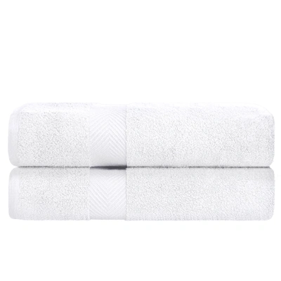 Superior Contemporary Quick-drying Zero-twist Cotton 2-piece Bath Sheet Set