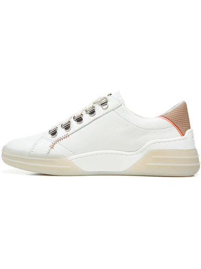 Shop Dr. Scholl's For Keeps Womens Leather Lace Up Casual And Fashion Sneakers In White