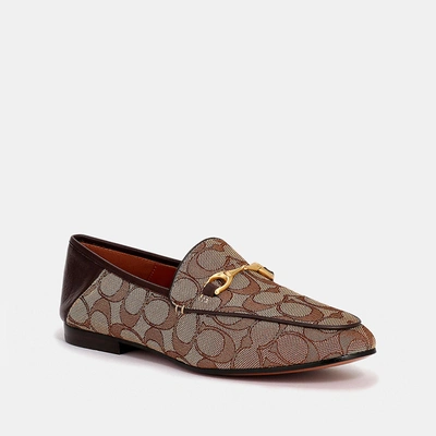 Shop Coach Outlet Haley Loafer In Brown