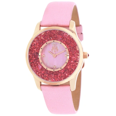 Shop Jivago Women's Pink Mop Dial Watch