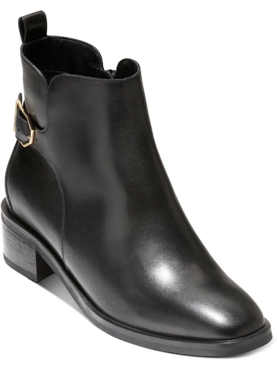 Shop Cole Haan Kimberly Womens Faux Leather Booties Ankle Boots In Black
