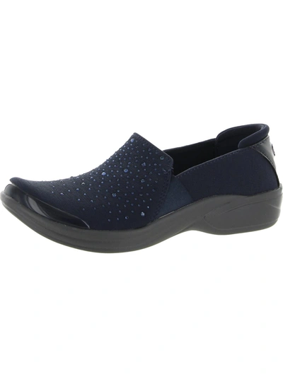 Shop Bzees Poppyseed Womens Slip On Comfort Casual And Fashion Sneakers In Blue