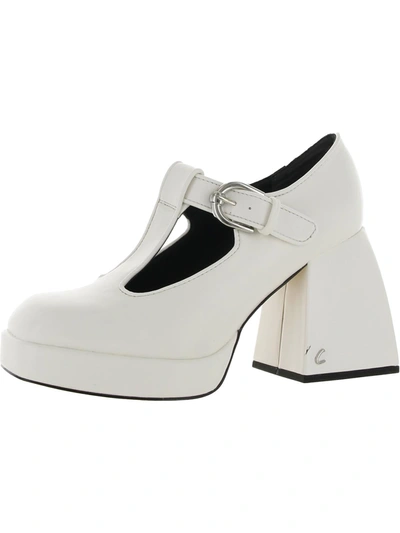 Shop Circus By Sam Edelman Kay Womens Square Toe Mary Jane Heels In White