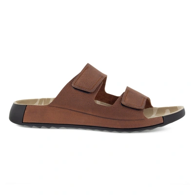 Shop Ecco Men's Cozmo Sandal In Brown