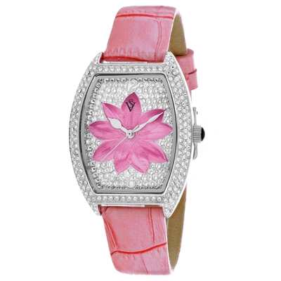 Shop Christian Van Sant Women's Lotus Pink Dial Watch In Multi