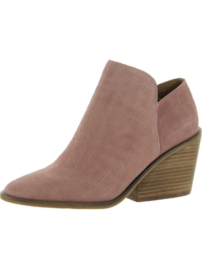 Lucky Brand Saucie Womens Comfort Insole Pointed Toe Ankle Boots In Multi