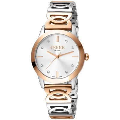 Shop Ferre Milano Women's White Dial Watch