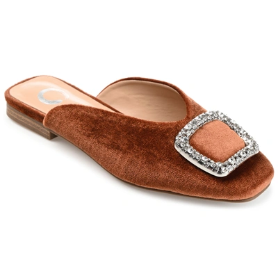 Shop Journee Collection Collection Women's Sonnia Flat In Brown