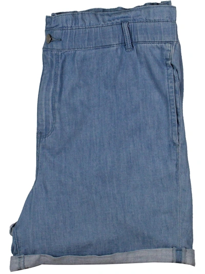 Shop Nydj Womens Paperbag 5" Inseam High-waist Shorts In Beige