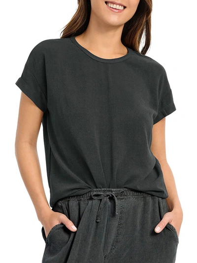 Shop Splendid Zinnia Womens Solid Casual T-shirt In Grey