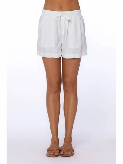 Shop Velvet Heart Bellini Shorts In White