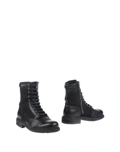 Diesel Ankle Boots In Black