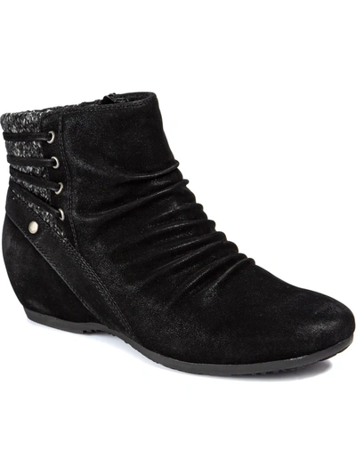 Shop Baretraps Peanut Womens Slouchy Ankle Boots In Black