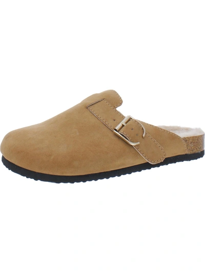 Shop Sun + Stone Perlaa Womens Faux Suede Slip-on Mule Sandals In Multi