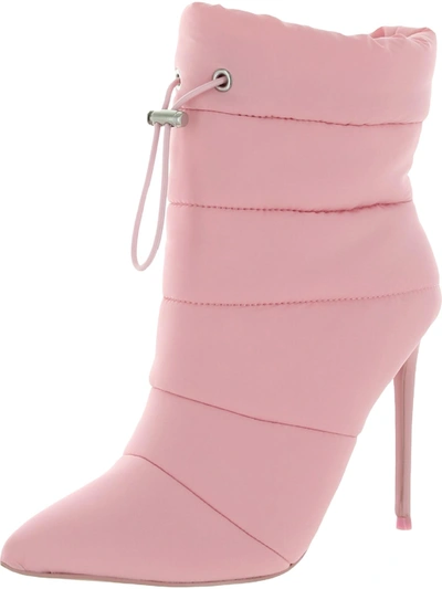 Shop Steve Madden Cloak Womens Pointed Toe Fashion Mid-calf Boots In Pink