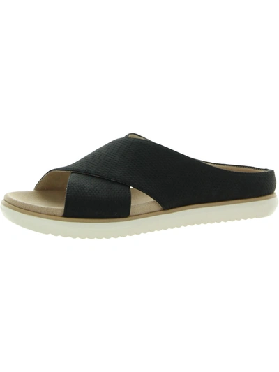 Shop Soul Naturalizer Jessa Womens Padded Insole Flat Slide Sandals In Black