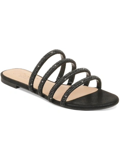 Shop Jewel Badgley Mischka Nigella Womens Dressy Strappy Flat Sandals In Multi