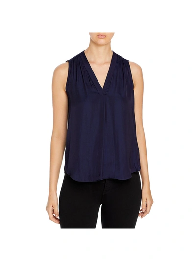 Shop Vince Camuto Womens Satin Sleeveless Blouse In Multi