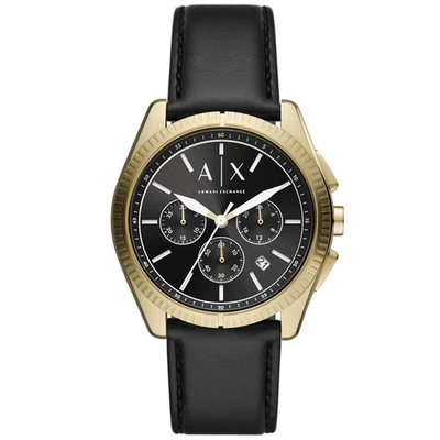 Shop Armani Exchange Men's Black Dial Watch