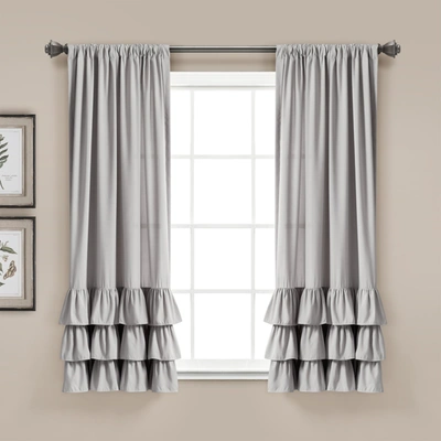 Shop Lush Decor Allison Ruffle Window Curtain Panels Set