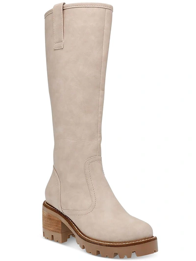 Shop Dolce Vita Mya Womens Pull On Tall Knee-high Boots In Multi