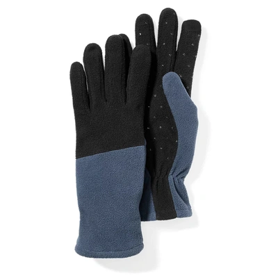 Shop Eddie Bauer Women's Peak Side Fleece Gloves In Black