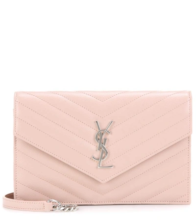 Saint Laurent Classic Monogram Quilted Leather Shoulder Bag | ModeSens