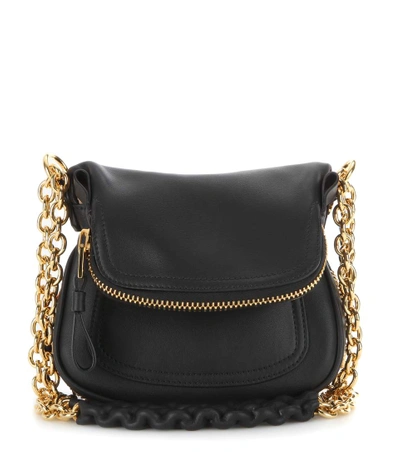 Shop Tom Ford Jennifer Mini Leather Shoulder Bag