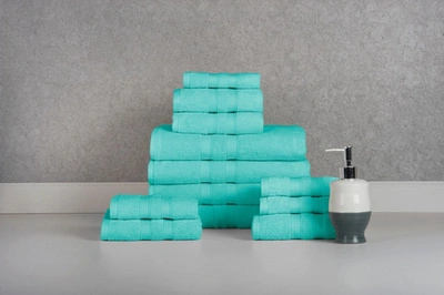 Shop Bibb Home 12 Piece Egyptian Cotton Towel Set