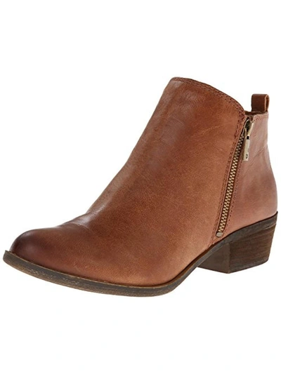 Shop Lucky Brand Basel Womens Booties Ankle Boots In Brown