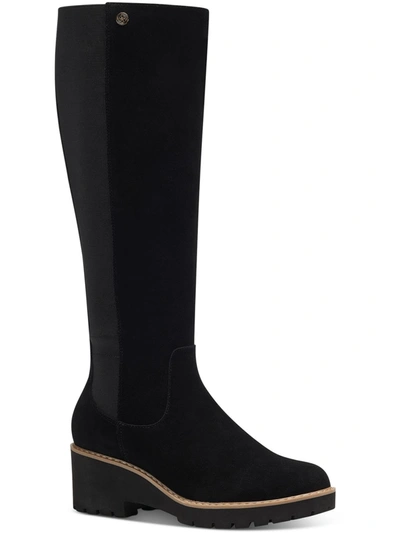 Shop Giani Bernini Valensia Womens Suede Tall Knee-high Boots In Multi